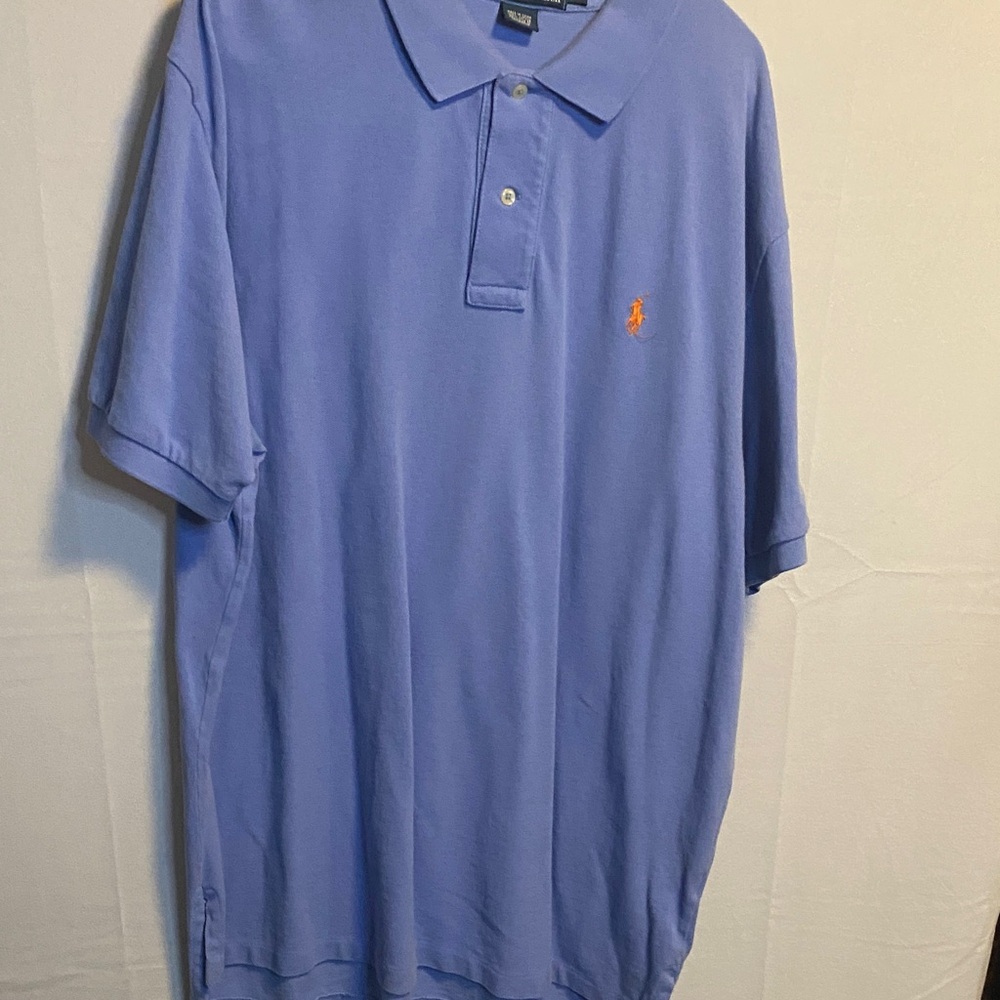 Polo by Ralph Lauren Men's Blue Polo Shirt